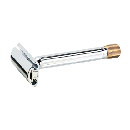MERKUR 510 Progress, Adjustable Safety Razor With Antique Brass Metal Knob by Merkur - Safety Razor (View 2)