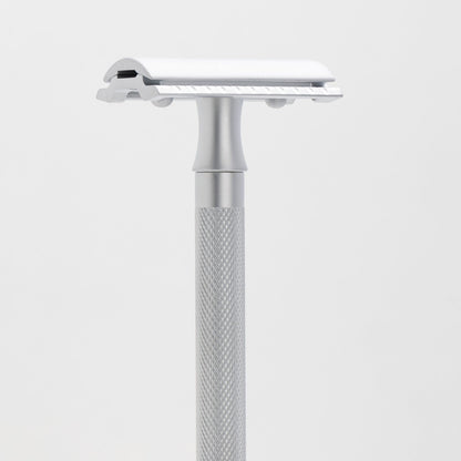 Merkur Razor Set 2-pieces (Razor 22 002 and Stand 4005 002), Matt Chrome, MK-2281002 by Merkur - Double Edge Safety Razors (View 4)