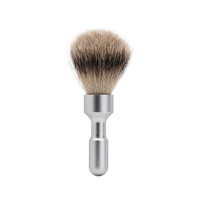 Merkur Shaving Brush, Badger Hair, Silver Tip, Matt Chrome, MK-1700002 by Merkur - Shaving Brushes