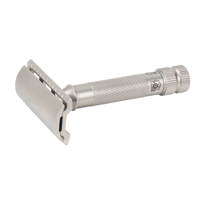 MERKUR Safety Razor 34 INOX In Satin Stainless Steel by Merkur - Safety Razor