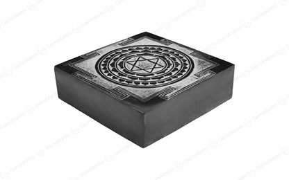 Premium Handmade Shaligram Kuber Yantra by SAMAHealing - Yantra (View 3)