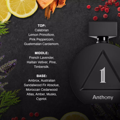 Anthony 1 Eau De Parfum 3.4 Oz / 100 Ml by Anthony Skincare - Eau De Parfum (View 2)