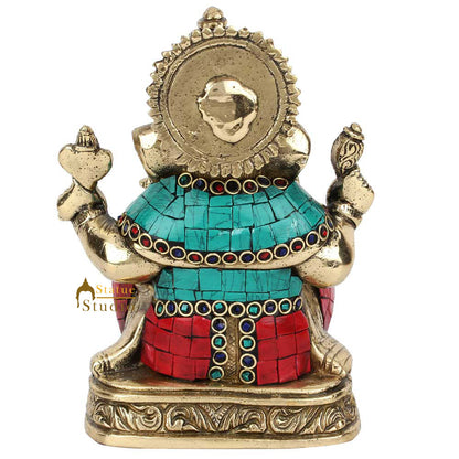 Indian Made Corporate Wedding Diwali Gifting Lord Ganesha Ganpati Statue Idol 7" by vendor-unknown - Hindu Gods (View 4)