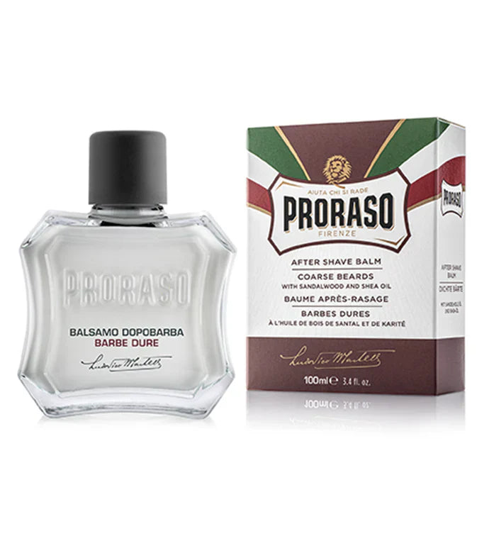 Proraso Aftershave Balm Coarse Beards with Sandalwood and Shea Oil 100ML - Image 2