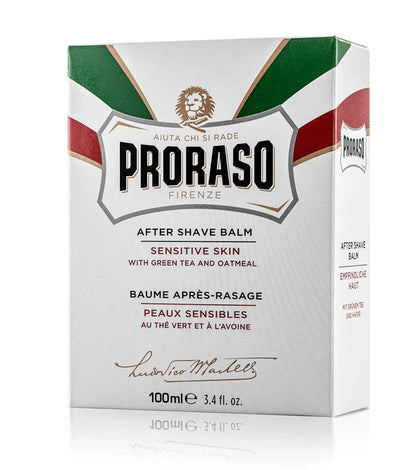 Proraso Aftershave Balm Sensitive Skin with Green Tea and Oatmeal 100ML by Proraso - Sustainable Living (View 2)