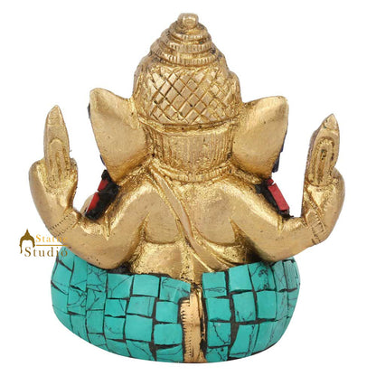 Miniature Elephant God Ganesh Ganpat Diwali Gift Temple Puja Idol Statue 3" by vendor-unknown - Hindu Gods (View 5)