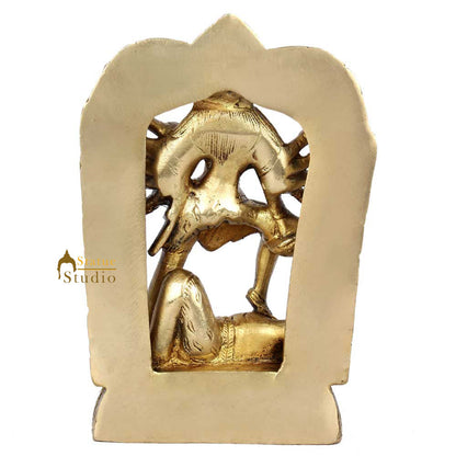Indian Brass handicraft Hindu Goddess Maha Kali Standing Idol Statue Figurine 6 by vendor-unknown - Hindu Gods (View 4)