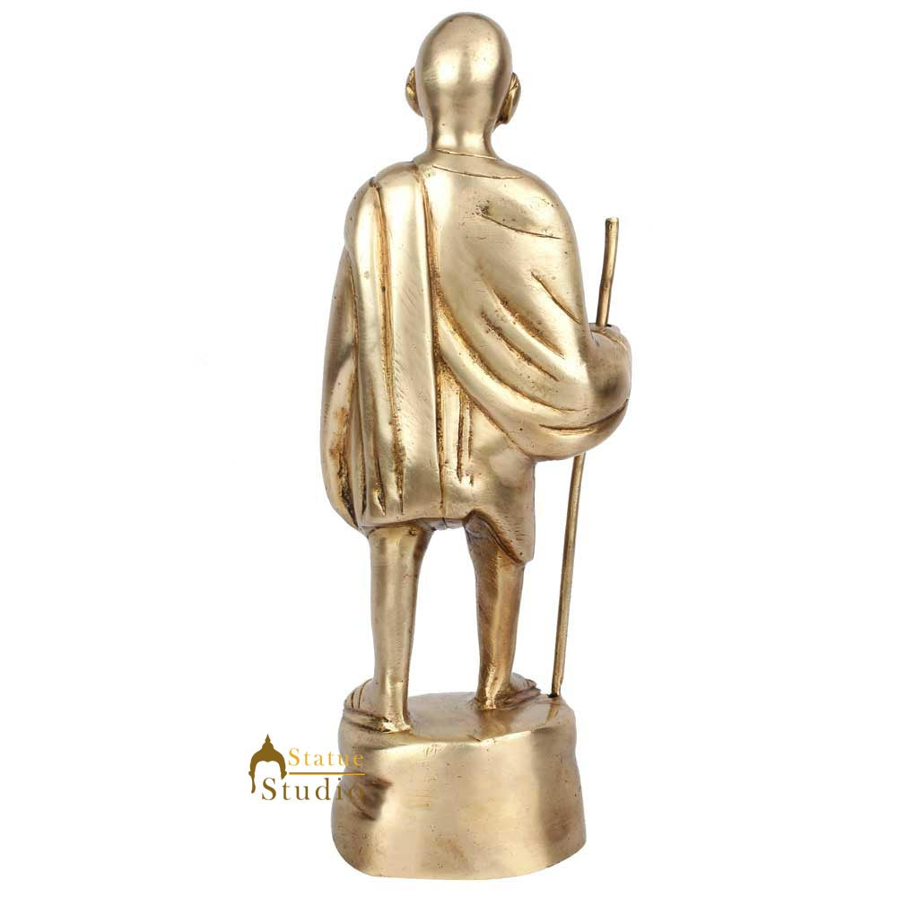 India Father Of Nation Rashtrapita Shri Mahatma Gandhi Statue Sculpture 12" - Image 4
