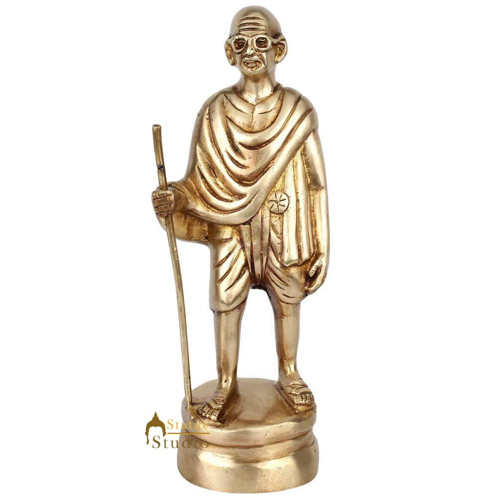 India Father Of Nation Rashtrapita Shri Mahatma Gandhi Statue Sculpture 12"