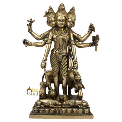 Hindu Trinity Of God Creator of Universe Lord Brahma Fine Murti Idol Statue 12" by vendor-unknown - Hindu Gods (View 7)