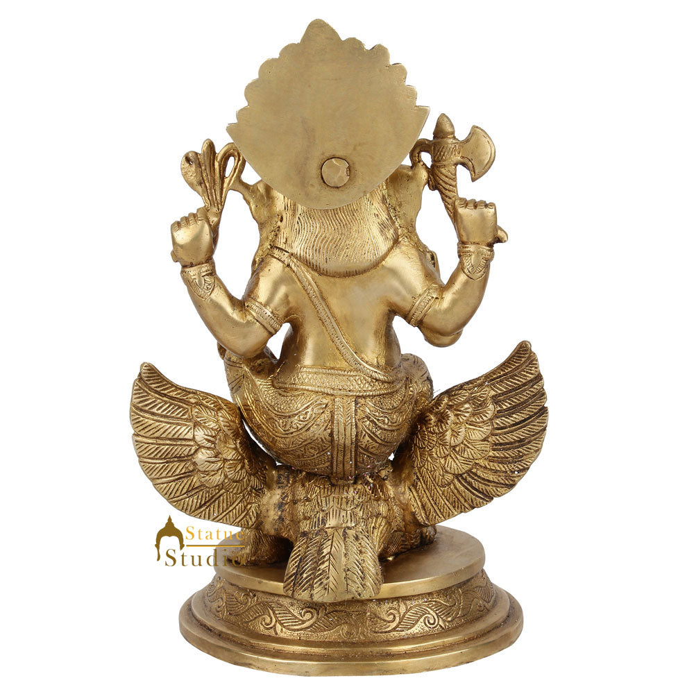 Finest Exclusive Masterpice Ganesha Ganpati Idol Décor Gift Statue Figurine 10"