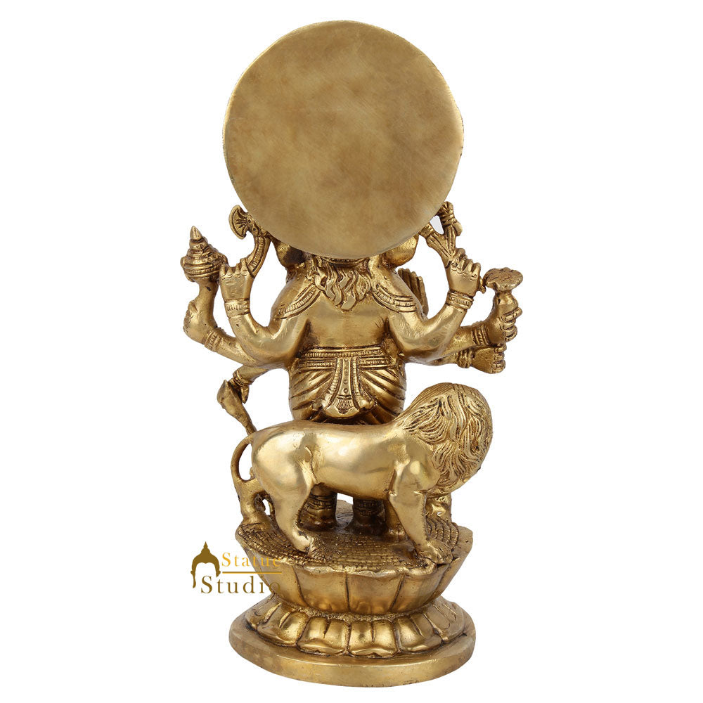 Finest Exclusive Masterpice Ganesha Ganpati Idol Décor Gift Statue Figurine 11" - Image 4