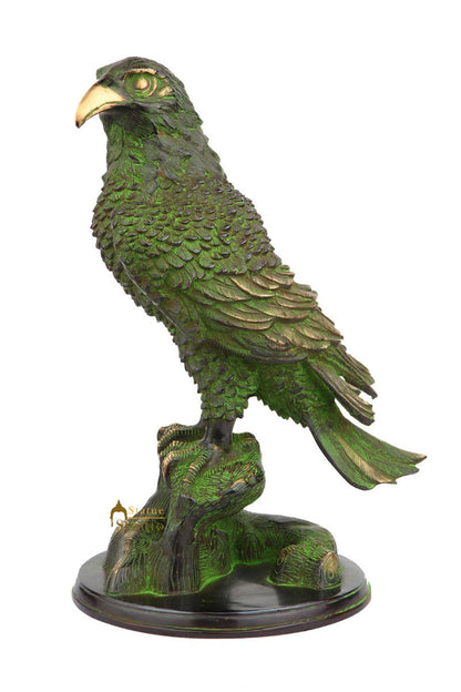Indian Brass Antique Home Table Décor Bird Eagle Showpiece Sculpture 16" by vendor-unknown - Decor (View 3)