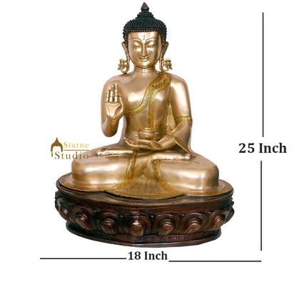 Exclusive Large Buddhist Deity Buddha Masterpiece Statue Décor Gift Idol 2 Feet by vendor-unknown - Buddha (View 4)