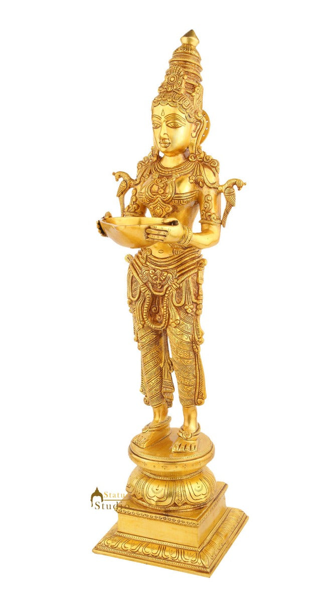 Large Size Religious Spiritual Décor Deep Lady DeepLakshmi Idol Statue 2.5 Feet - Image 3
