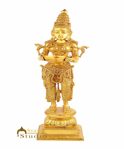 Large Size Religious Spiritual Décor Deep Lady DeepLakshmi Idol Statue 2.5 Feet by vendor-unknown - Decor