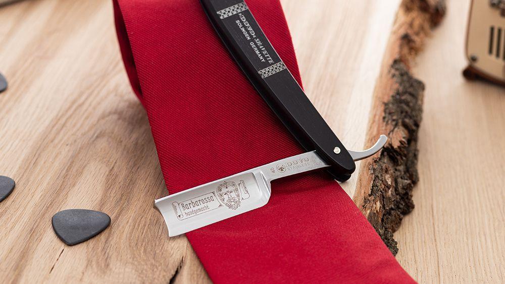 Dovo Straight Razor, Ebony Barbarossa, 5/8" by Dovo - Straight Razor