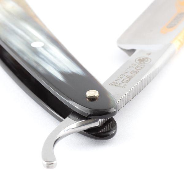 Dovo Straight Razor, Horn Prima, 5/8" - Image 3