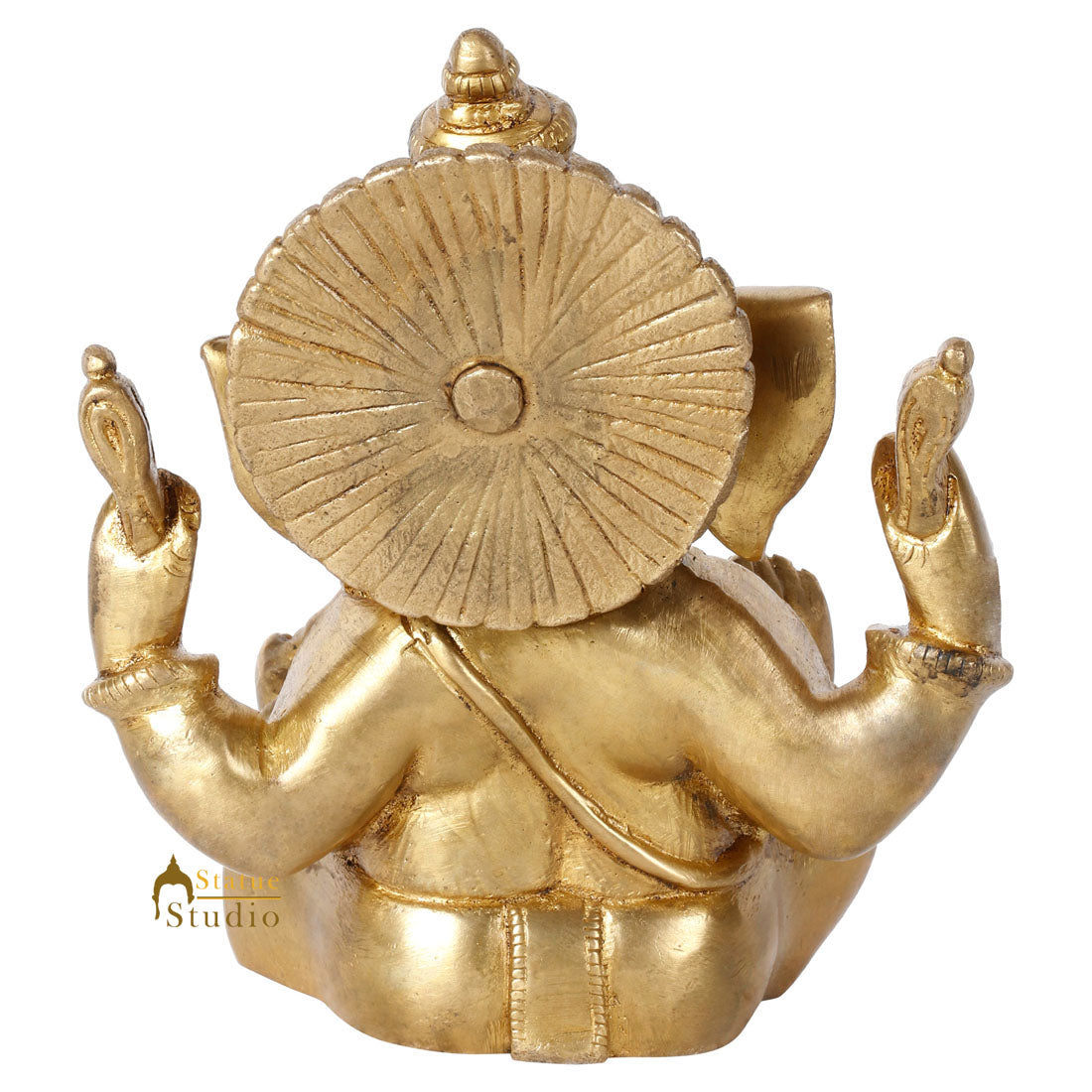 Small Ganesha Diwali Anniversary Corporate Gift Idol Ganpati Décor Statue 5" - Image 5