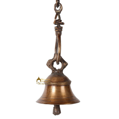 Indian Handmade Home Temple Religious Spiritual Brass Hanging Bell 3" by vendor-unknown - Spiritual (View 2)