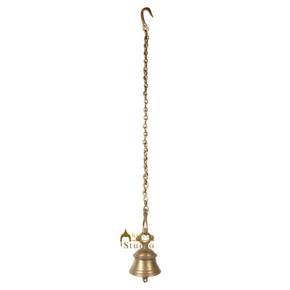 Indian Handmade Home Temple Religious Spiritual Brass Hanging Bell 5" by vendor-unknown - Spiritual (View 3)