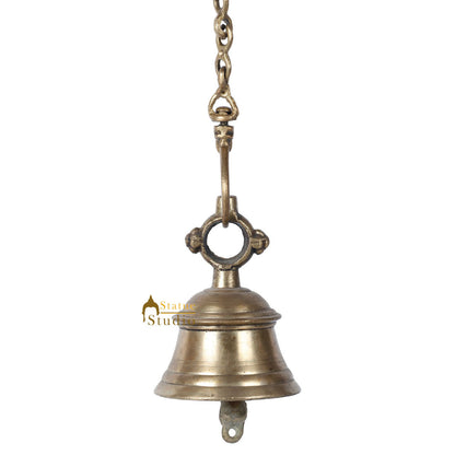 Indian Handmade Home Temple Religious Spiritual Brass Hanging Bell 5" by vendor-unknown - Spiritual