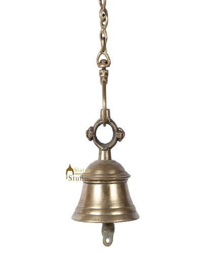 Indian Handmade Home Temple Religious Spiritual Brass Hanging Bell 5" by vendor-unknown - Spiritual (View 2)