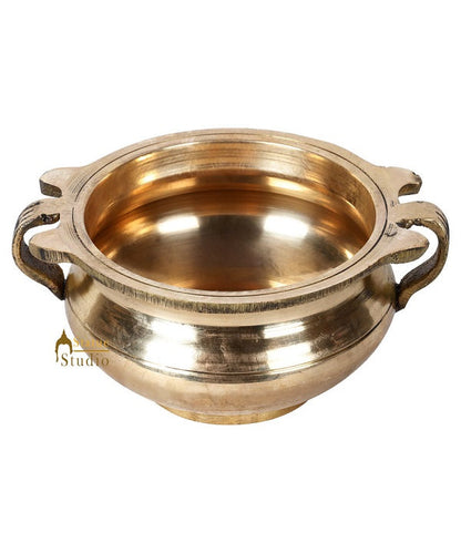 Small South Indian Lucky Décor Uruli Vessel Urli Pot Hotel Décor Showpiece 5" by vendor-unknown - Decor (View 2)