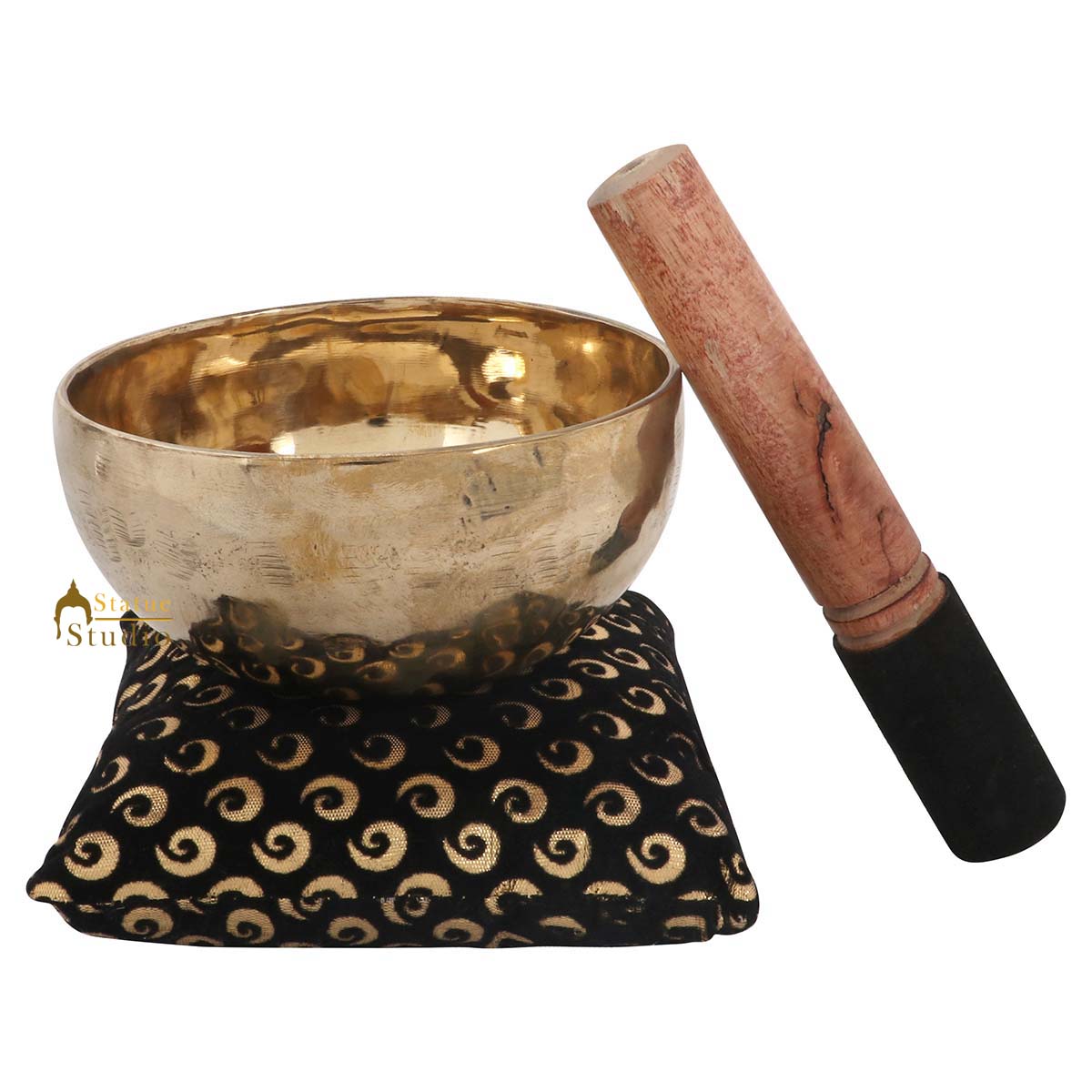 Tibet Himalyan Buddhist Handmade Bronze Meditation Yoga Healing Singing Bowl