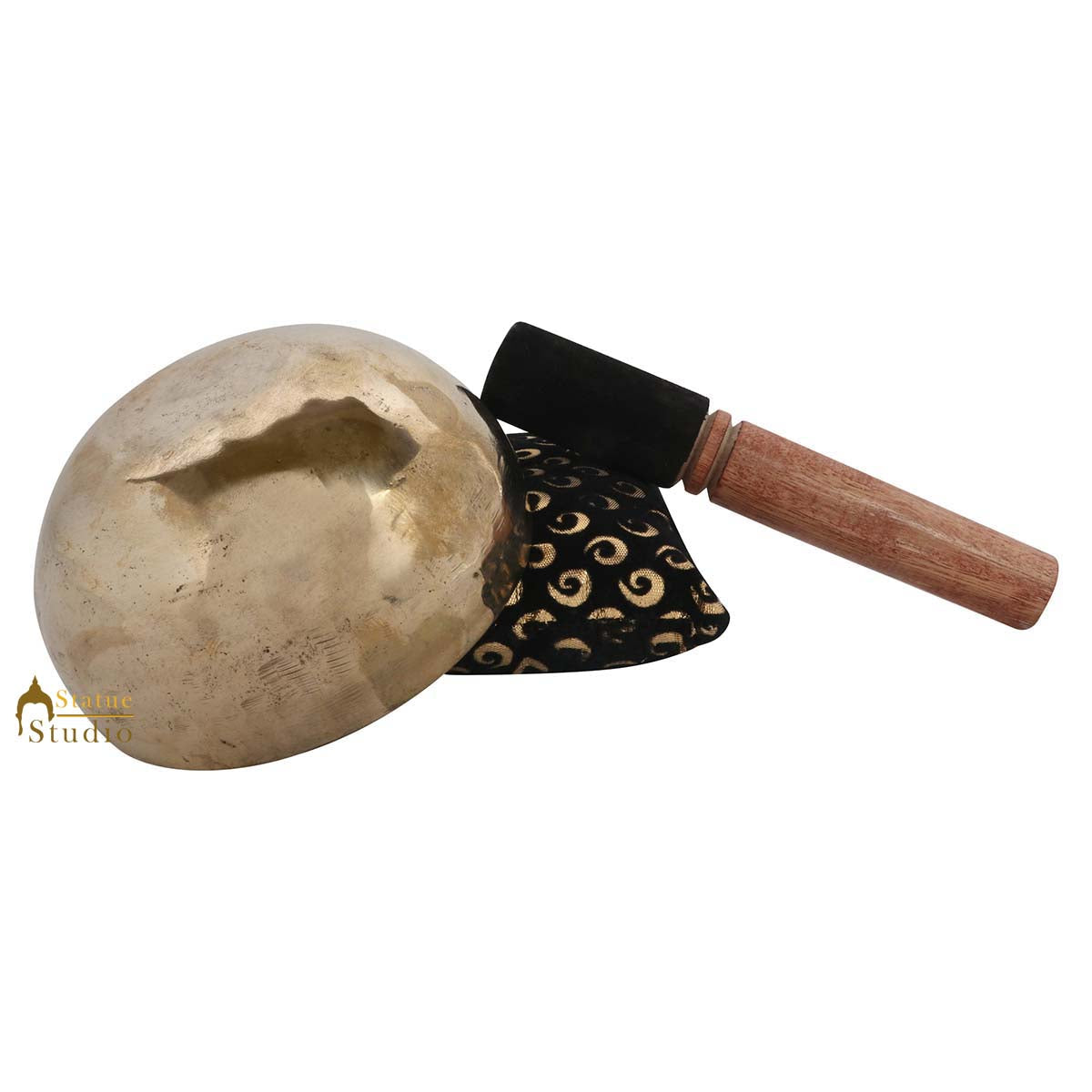 Tibet Himalyan Buddhist Handmade Bronze Meditation Yoga Healing Singing Bowl - Image 4