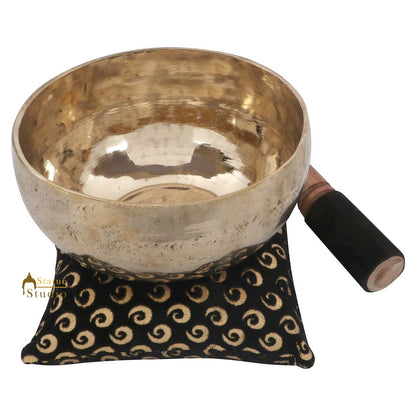 Nepal Buddhism Tibetan Himalyan Chakra Bronze Meditation Healing Singing Bowl by vendor-unknown - Singing Bowls
