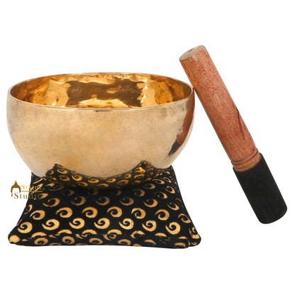 Tibetan Buddhist Himalyan Chakra Bronze Meditation Healing Yoga Singing Bowl by vendor-unknown - Singing Bowls (View 3)