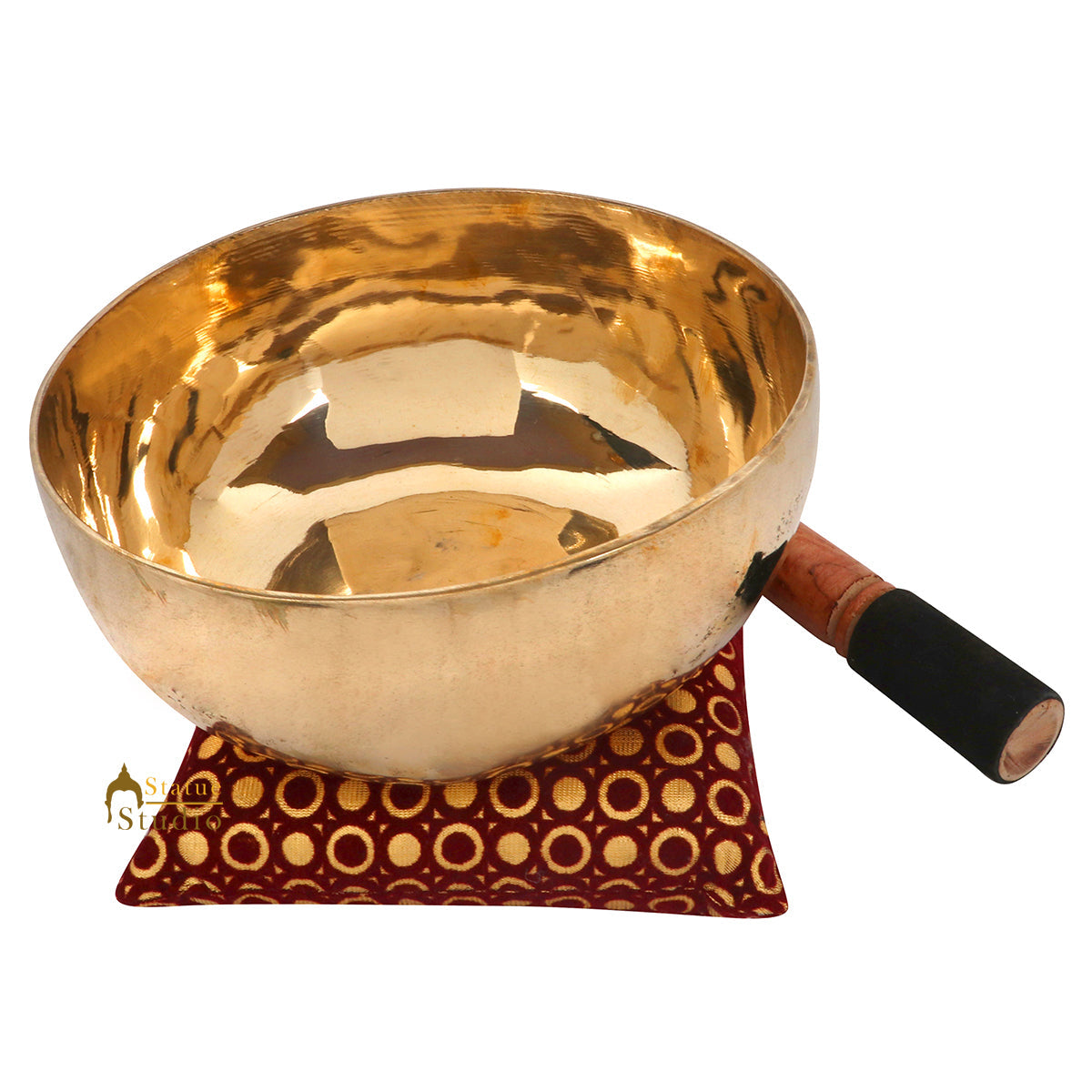 Tibetan Buddhism Himalyan Chakra Bronze Meditation Healing Yoga Singing Bowl - Eco-friendly - Sama Homes