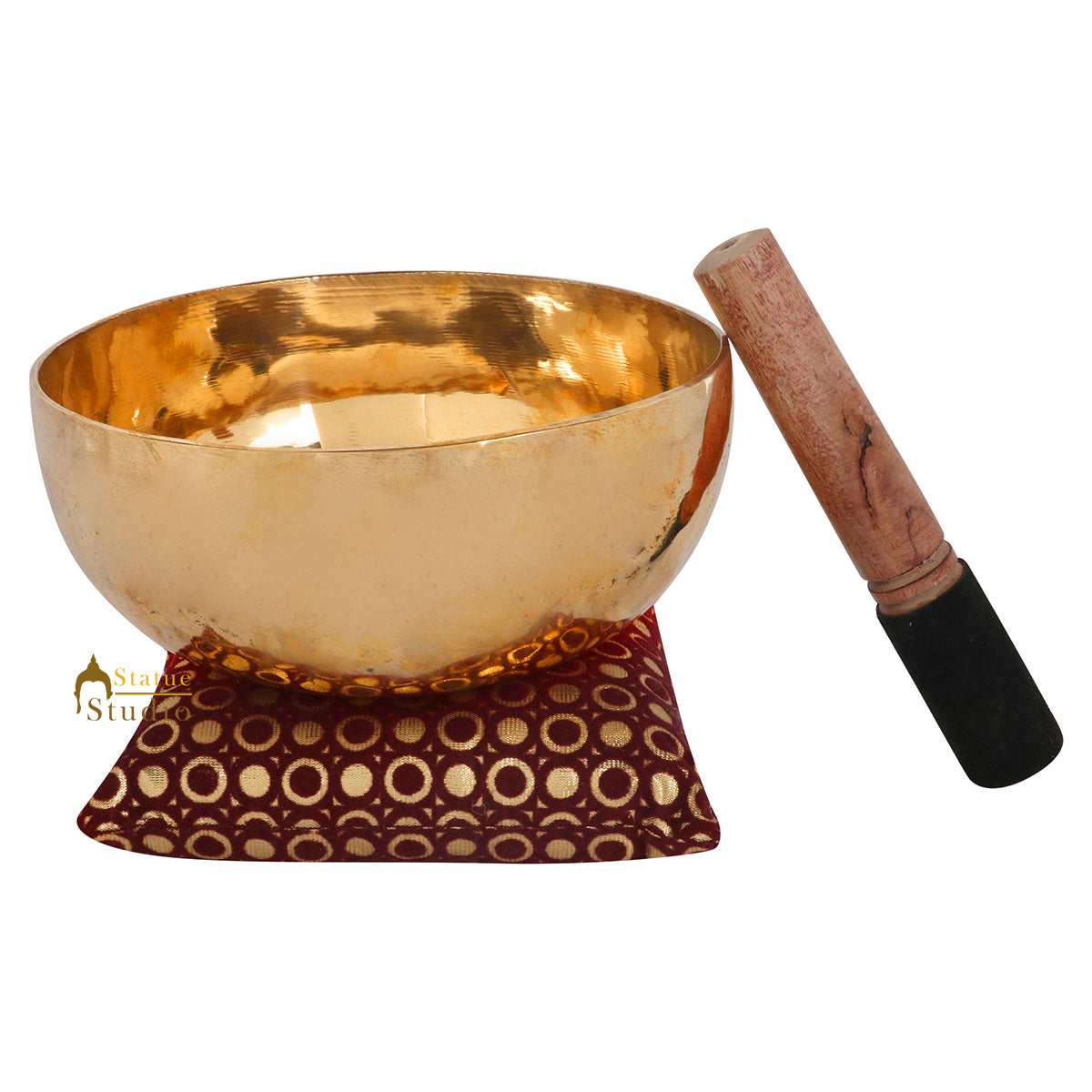 Tibetan Buddhism Himalyan Chakra Bronze Meditation Healing Yoga Singing Bowl - Image 3