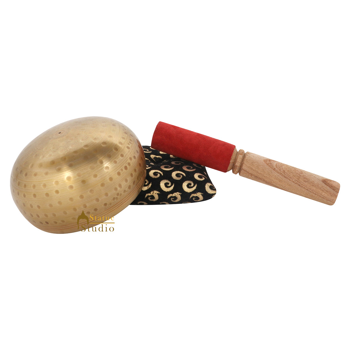 Tibetan Buddhist Himalyan Chakra Brass Meditation Healing Yoga Singing Bowl 4"