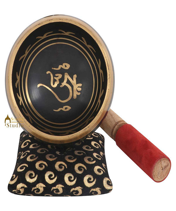 Tibetan Brass Chakra Prayer Himalyan Healing Singing Bowl Buddhist Meditation