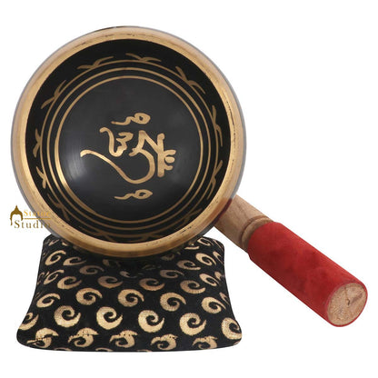 Tibetan Brass Chakra Prayer Himalyan Healing Singing Bowl Buddhist Meditation by vendor-unknown - Singing Bowls