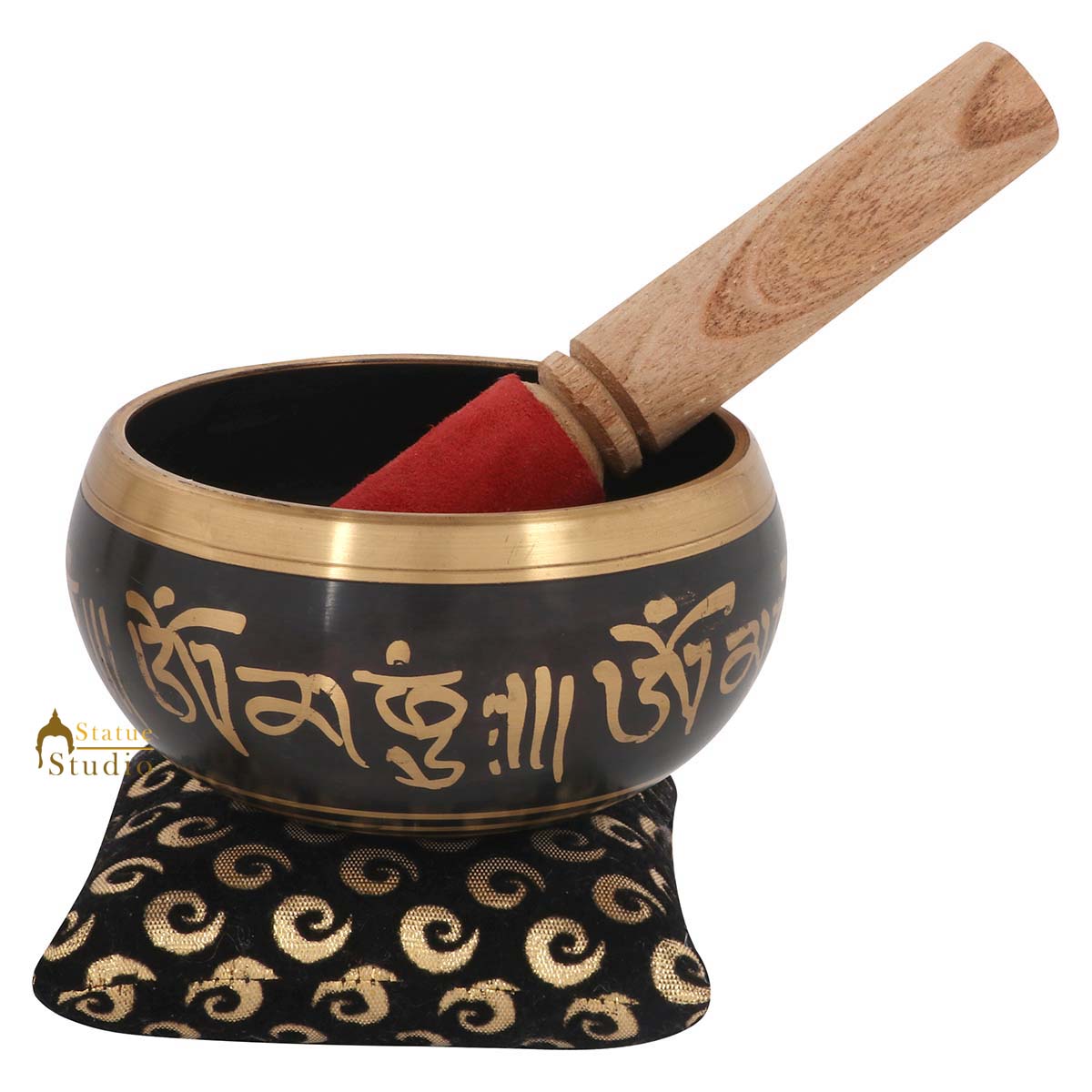 Tibetan Brass Chakra Prayer Himalyan Healing Singing Bowl Buddhist Meditation