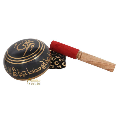 Tibetan Brass Chakra Prayer Himalyan Healing Singing Bowl Buddhist Meditation by vendor-unknown - Singing Bowls (View 4)