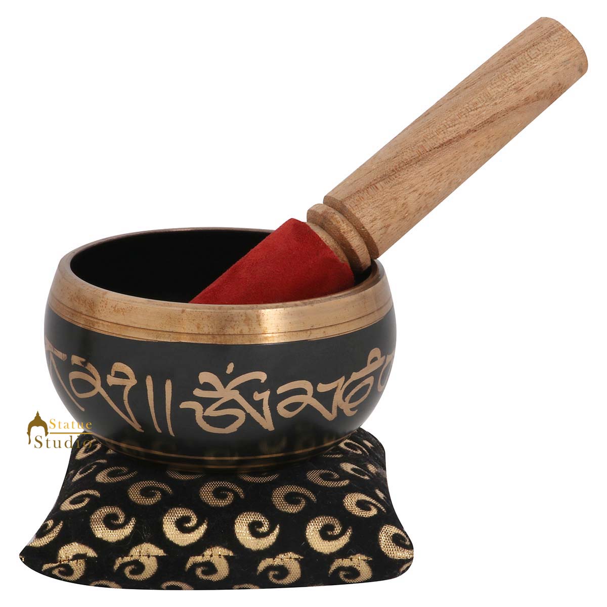 Tibetan Himalyan Buddha Chakra Prayer Metal Singing Bowl Yoga Healing Meditation - Image 3