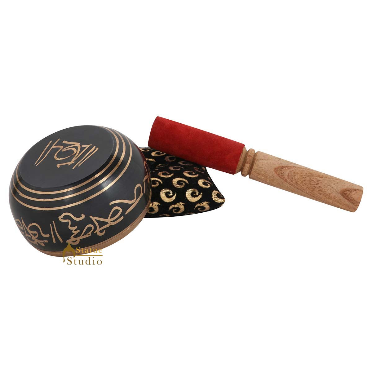 Tibetan Himalyan Buddha Chakra Prayer Metal Singing Bowl Yoga Healing Meditation - Image 4