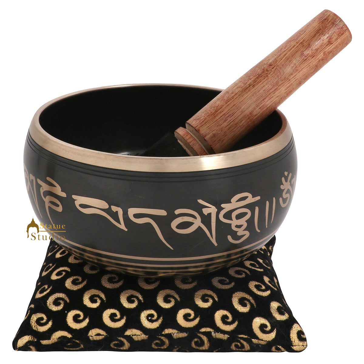 Himalyan Tibetan Buddha Chakra Prayer Metal Singing Bowl Yoga Healing Meditation