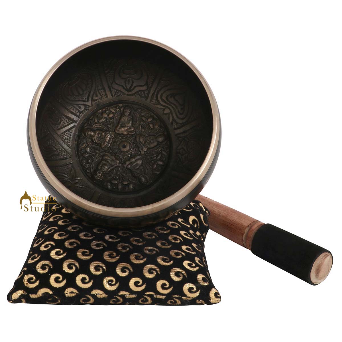 Himalyan Tibetan Buddha Chakra Prayer Metal Singing Bowl Yoga Healing Meditation