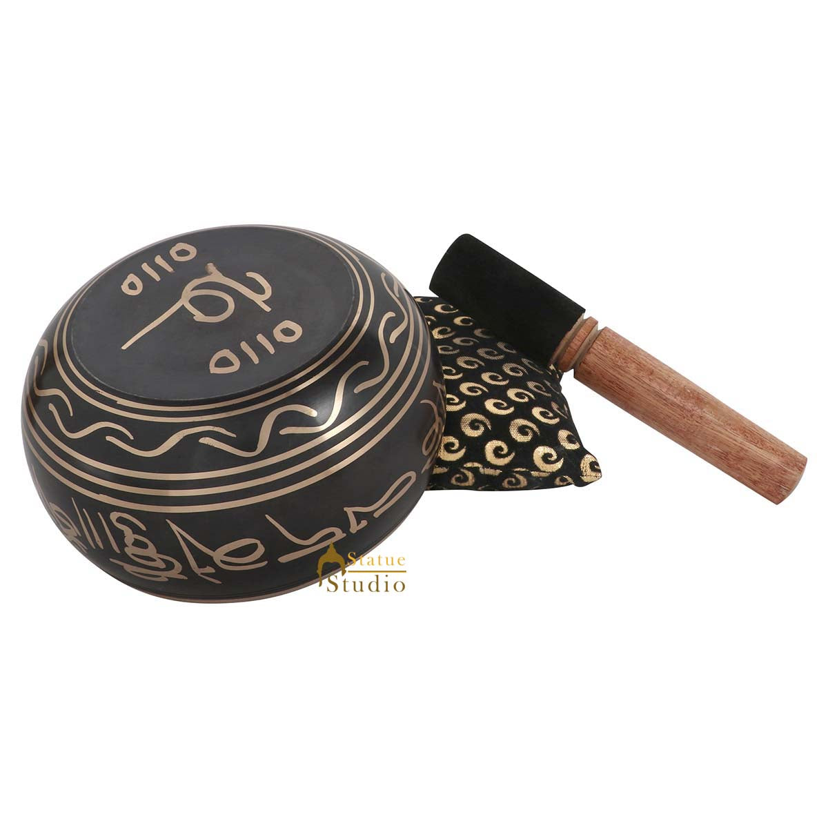 Himalyan Tibetan Buddha Chakra Prayer Metal Singing Bowl Yoga Healing Meditation - Image 4