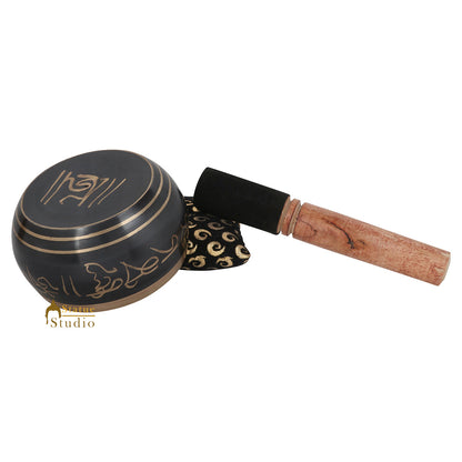 Tibetan Nepali Buddhist Chakra Prayer Metal Singing Bowl Yoga Healing Meditation by vendor-unknown - Singing Bowls (View 4)