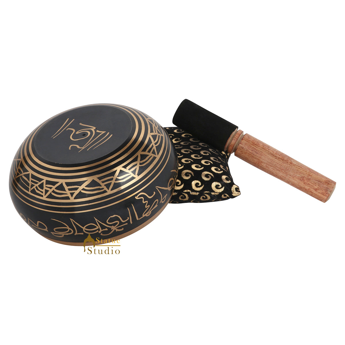 Metal Singing Bowl Tibetan Himalyan Buddha Chakra Prayer Yoga Healing Meditation