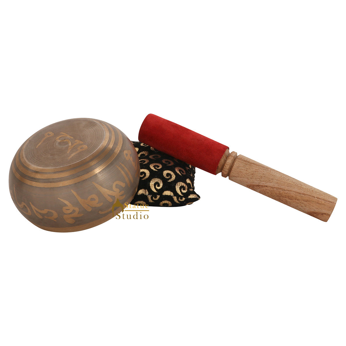 Tibetan Himalyan Buddha Chakra Prayer Yoga Healing Meditation Metal Singing Bowl - Image 4