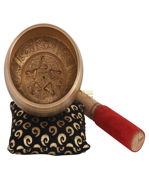 Tibetan Himalyan Buddha Chakra Prayer Yoga Healing Meditation Metal Singing Bowl