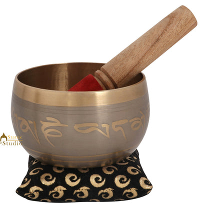 Nepali Himalyan Buddha Chakra Prayer Metal Singing Bowl Yoga Healing Meditation by vendor-unknown - Singing Bowls (View 3)