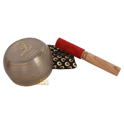 Nepali Himalyan Buddha Chakra Prayer Metal Singing Bowl Yoga Healing Meditation by vendor-unknown - Singing Bowls (View 4)